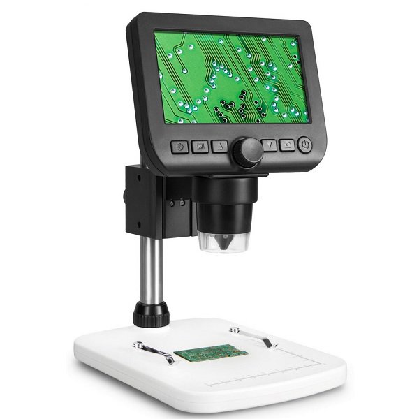 Микроскоп цифровой Levenhuk DTX 350 LCD 300х белый/черный