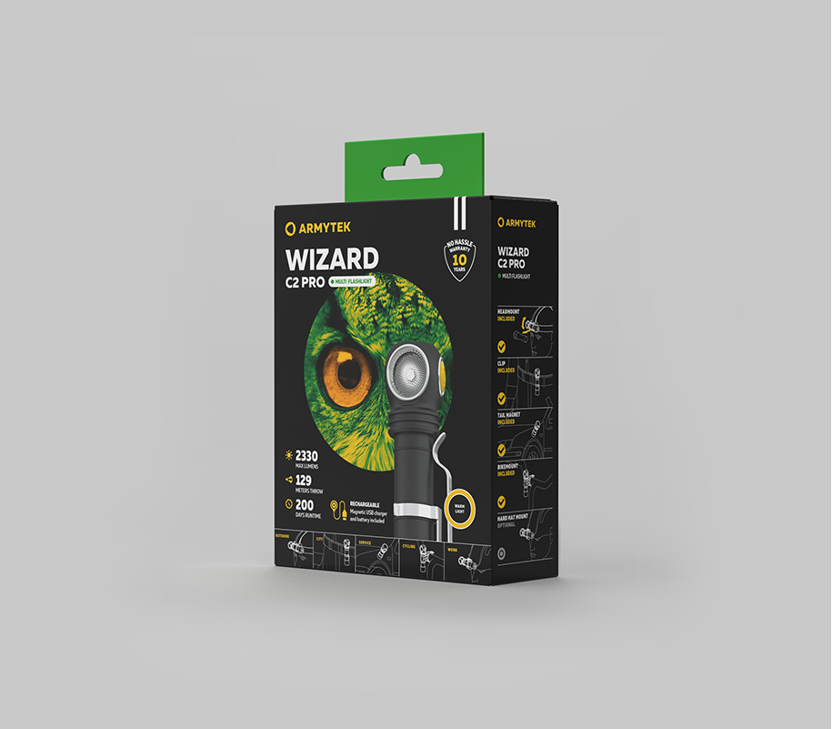 Мультифонарь Armytek Wizard C2 Pro Magnet USB XHP50.2 (теплый свет)