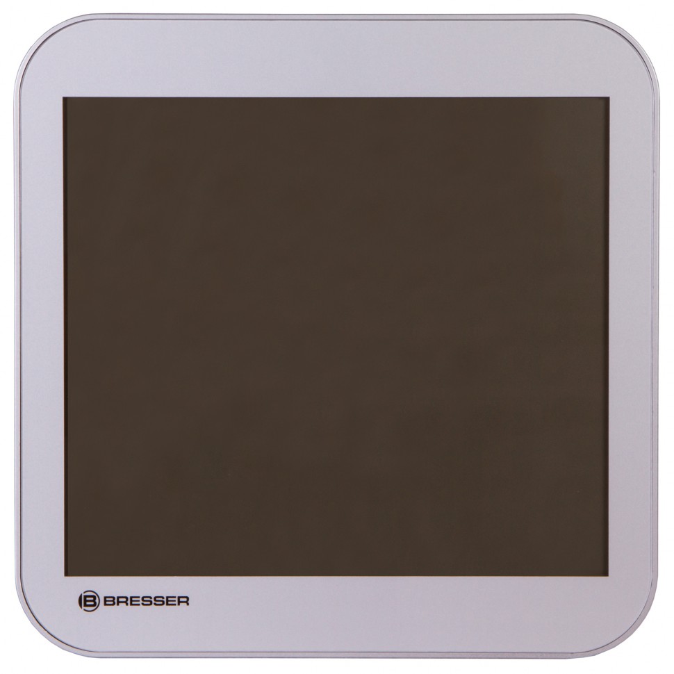 Часы настенные Bresser (Брессер) MyTime LCD, серебристые