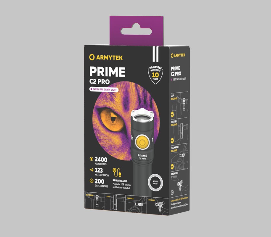Фонарь на каждый день Armytek Prime C2 Pro Magnet USB