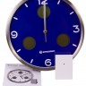 Часы настенные Bresser (Брессер) MyTime io NX Thermo/Hygro, 30 см, синие