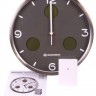 Часы настенные Bresser (Брессер) MyTime io NX Thermo/Hygro, 30 см, серые