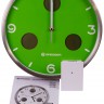 Часы настенные Bresser (Брессер) MyTime io NX Thermo/Hygro, 30 см, зеленые