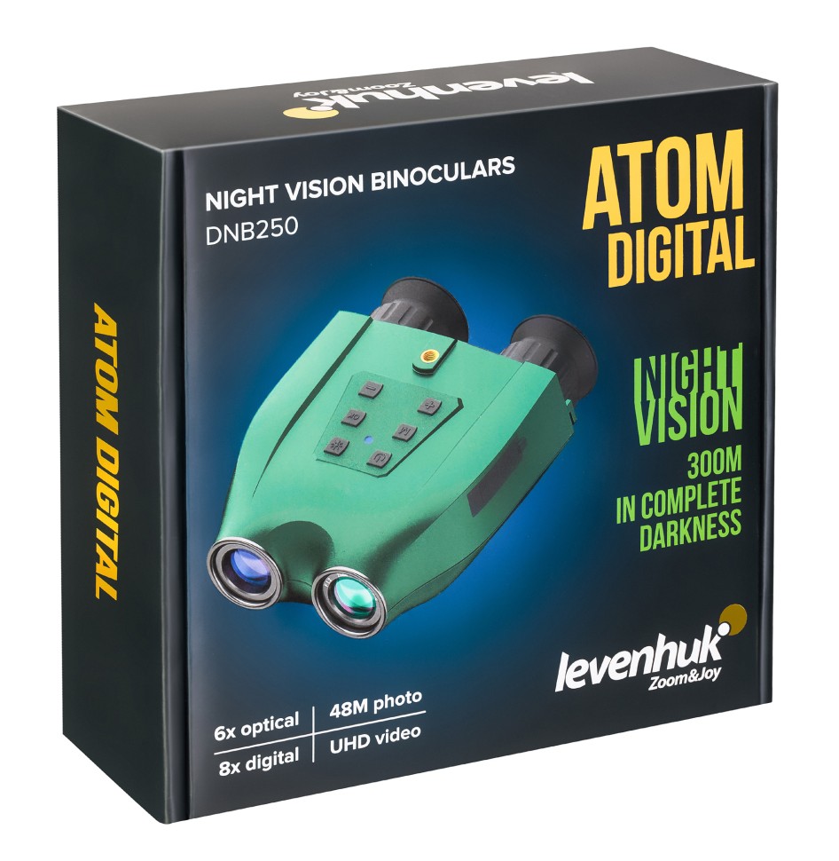 Цифровой бинокль ночного видения Levenhuk Atom Digital DNB250 (день / ночь)