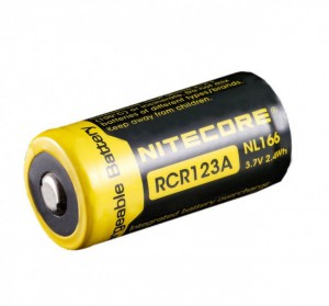 Аккумулятор NITECORE NL166 RCR123/16340 LI-ION 3.7v 650mAH