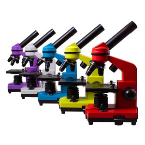 Levenhuk Rainbow 2L PLUS: яркие биологические микроскопы с увеличением до 640 крат и набором для экспериментов в комплекте.