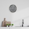 Часы настенные Bresser (Брессер) MyTime ND DCF Thermo/Hygro, 25 см, серые