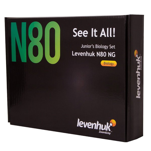 Набор готовых микропрепаратов Levenhuk N80 NG «Увидеть все!»