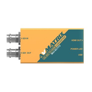 Конвертер AVMATRIX Mini SC1112 преобразования 3G-SDI в HDMI