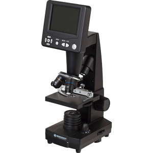 Микроскоп цифровой Bresser LCD 50x–2000x: необычный микроскоп с большим экраном, камерой 5 Мпикс (с интерполяцией до 8 Мпикс) и набором для опытов в комплекте