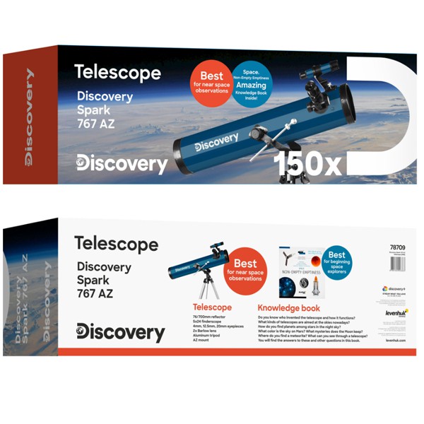 Телескоп Discovery Spark 767 AZ с книгой