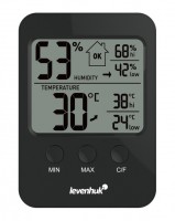Термогигрометр Levenhuk (Левенгук) Wezzer BASE L30, черный
