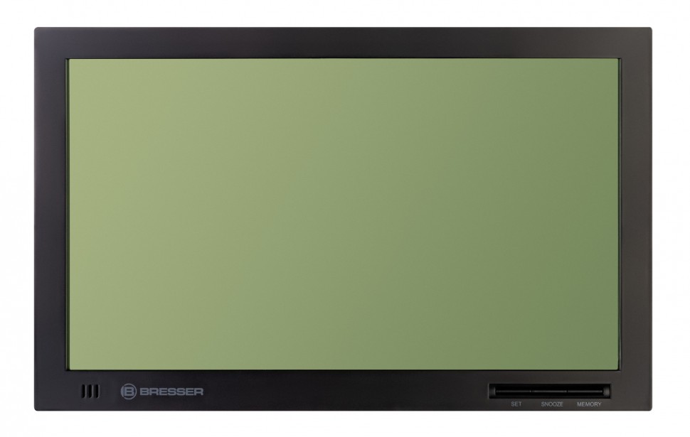 Метеостанция (настенные часы) Bresser (Брессер) MyTime Jumbo LCD, черная