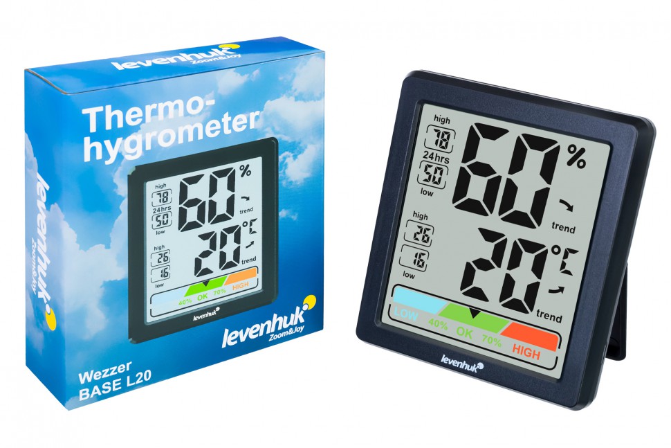 Термогигрометр Levenhuk (Левенгук) Wezzer BASE L20