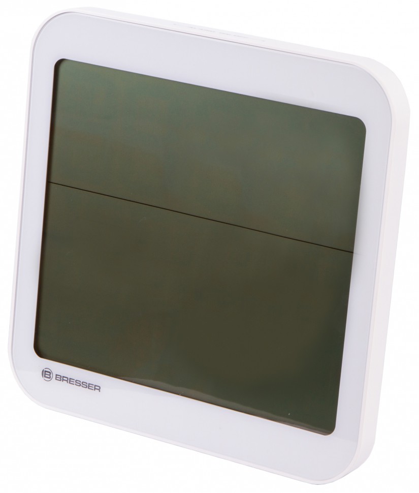 Часы настенные Bresser (Брессер) MyTime Meteotime LCD, белые